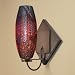 Bruck Lighting 101123CH Chrome Ciro Mini Wall Sconce with Lava Glass Shade from the Ciro Collection