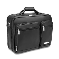 Hartmann Leather Business Cases Double Compartment Expandable Briefcase