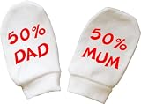 50% Mum & 50% Dad Scratch Mittens