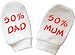 50% Mum & 50% Dad Scratch Mittens