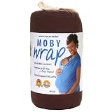 Moby Wrap Original 100% Cotton Baby Carrier, Chocolate ~ Moby Wrap