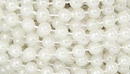 6mm White String Pearl Beads on Spools (3 Spools) for Wedding Favors, Crafts, Decorations & More
