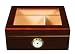 Quality Importers Desktop Humidor, Capri-Glasstop