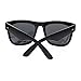 All Black Oversized Sunglasses Thick Frame Retro Classic Shades UV Protection