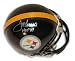 Joe Greene Signed Steelers Mini Helmet Inscribed HOF 87