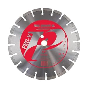 Pearl Abrasive PV1212XL Pro-V Series 12mm by .125mm by 1mm - 12mm Height Diamond Blade by 