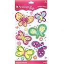 American Girl Crafts Butterflies Stacked Stickers