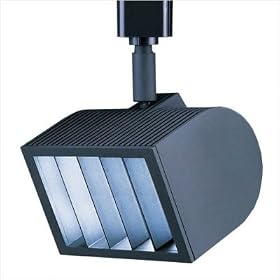Wall Wash Luminaire Line Voltage Track Head Track Type: Halo Series, Finish: White by WAC Lighting