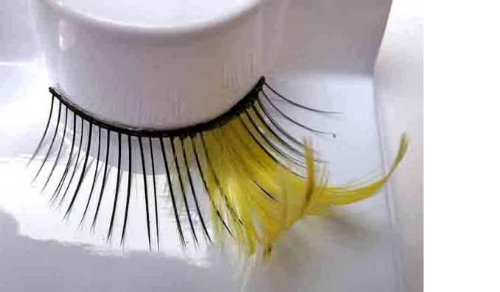 5 Paare Feder Wimpern SA-21 - Gelb Preisvergleich