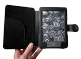picture of "Kinobo Black Kindle Case/Cover/Folio PU Leather (Fits 6" Display 2011 ed. Kindle 4 without keyboard)