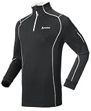 Odlo Herren Rollie Stand-up collar &frac12; zip VAL LAVER, black - white, S