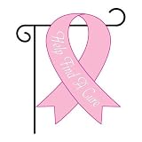 Pink Ribbon Garden Flag