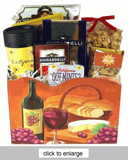 California Deluxe Food Gift Basket