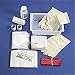 E*Kits Wound Care Tray - Sterile Wound Care Tray - Wound Care Tray with AloetouchPowder-Free Latex Gloves, 30 Unit / Case Kits come with 2 pairs of gloves. Contains: 10 Gauze (4' x 4'), Roll Conforming Gauze (3'), Paper Tape (1' x 18'), Transparent Tape (1' x 18'), ABD Pad (5' x 9'), Saline Solution (100 mL), Wound Measuring Guide, Polybag w/Twist Tie, Polylined Drape (18' x 26').