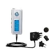 International Wall / AC Charger for the Samsung Yepp YP-T5H - Gomadic Brand w/ TipExchange Technology