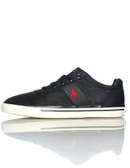 Shoes: Polo Ralph Lauren Mens Hanford Fashion Sneaker,Black/Rl2000 Red Nylon,13 M US - Polo Ralph Lauren