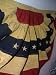Tea Stained American Flag Bunting - Fan
