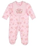 Little Me Best Friends Footie with Bib, Pink, 3 Month
