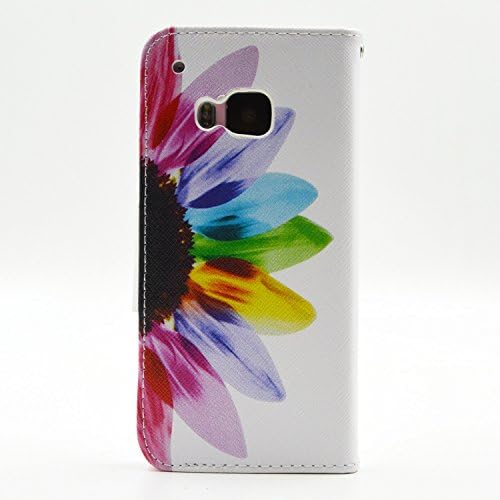Mococase Pu Leather Wallet Type Magnet Design Flip Case Stand Cover for HTC One M9