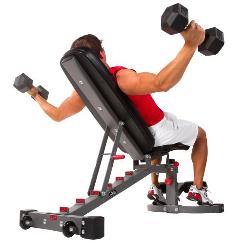 XMark FID Flat Incline Decline Weight Bench XM-7604 (Gray or White)
