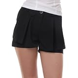 Doublju Womens Layered Mini Trousers Shorts (485)
