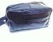 Mens Black Leather Shaving Kit Bag Lambskin 999