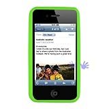 Fosmon Apple iPhone 4 / iPhone 4G Soft Silicone Case, Green
