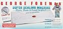 George Foreman Super Sealing Machine Vacuum Food Sealer