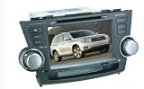 ChiLin Toyota Highlander Intelligent Navigation System with High Touchscreen GPS DVD Player Built-in GPS,Bluetooth,TV,AM/FM with RDS, iPod,steering wheel control,rear view camera input