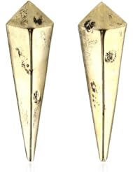 Citrine by the Stones Gold Bullet Earrings