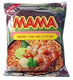 Thai Food Mama Recipes Spicy Shrimp Tomyum Flavored Asian Oriental Instant Noodles Instant Soup 55g
