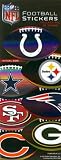 NFL Football Vending Machine Stickers w/Display Card