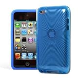 BPM Blue Protective Armour Silicone Gel Case & screen Protector for Apple iPod Touch 4th Generation 4 4g 8gb 32gb 64gb Electronics