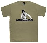 Royal T - Elvis Presley DJ Mens Olive Green - T-Shirt Green + Various Colours - Prime or Super Save Delivery