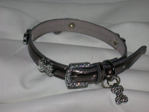 Hochwertiges Hundehalsband 35-45cm im “Kroko Style”