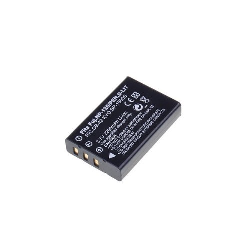 3.7V 2200mAh Replacement Battery Replace for FUJI NP-120/Pentax D-Li7 /Fuji FinePix F10 Zoom/ Fuji FinePix F11 Zoom/ FinePix M603 Zoom/ Fuji Contax TVS Digital Camera