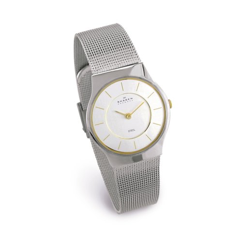 Skagen Damenarmbanduhr Slimline Bicolor 233SGSC