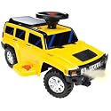 Hummer H3 Car Ride On Vehicle Yellow, Official Licensed Product, 6 Volt Battery (Included)