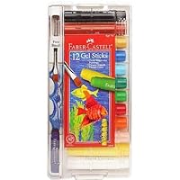Faber-Castell 12 Gel Sticks With Brush