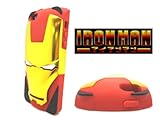 EC207★ iPhone5 ★ IRON MAN ★ かっこよすぎる アイアンマン のフェイス型ケース!! スタンド付で自立もできちゃう優れもの♪