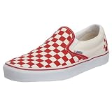 Vans Unisex Classic Slip-On checkerboard red and white checker VEYERWW 4.5 UK