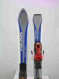 Used Head Carve Kids Snow Skis with Salomon Binding 160cm A