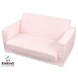 KidKraft Lil Lounger Powder Pink Chenille kids chairs KidKraft Lil Lounger Powder Pink Chenille