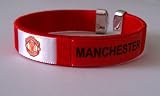 Manchester United FC Team Logo English Soccer Bracelet Wristband