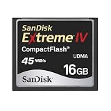 SanDisk Extreme IV - Flash memory card - 16 GB - CompactFlash (SDCFX4016G901)