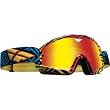 Fly Racing Zone Pro Adult Off-Road/Dirt Bike Motorcycle Goggles Eyewear - Deviant/Fire Chrome