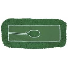 Wilen C004048, Permatwist Polyester Back Dust Mop, 48" Length x 5" Width, Green (Case of 6)