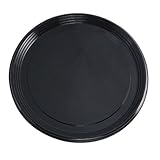 Black Onyx Plastic Flat Platter - 12
