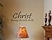 CHRIST THE WAY THE TRUTH THE LIFE Vinyl wall art religious quotes scripture sayings home decor decal