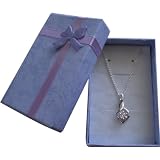 Buy L'AMOUR Heart of Fire 925 Sterling Swiss Crystal Diamond Pendant & Necklace Set - Silver / Size 20
